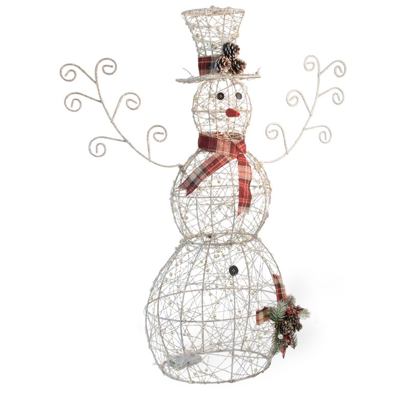 The Holiday Aisle® Wire Snowman Wayfair